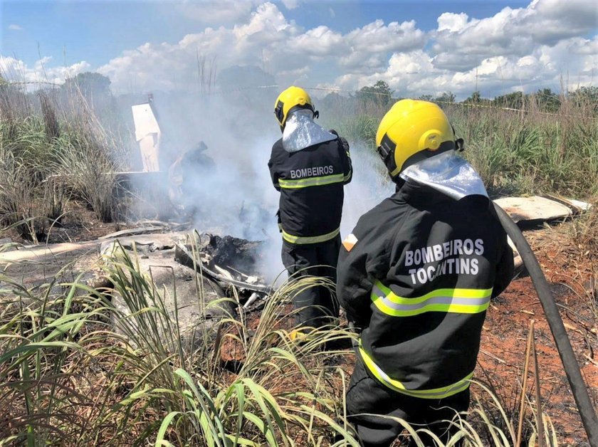 Brazilian football club Palmas president, four players and pilot dead in plane crash