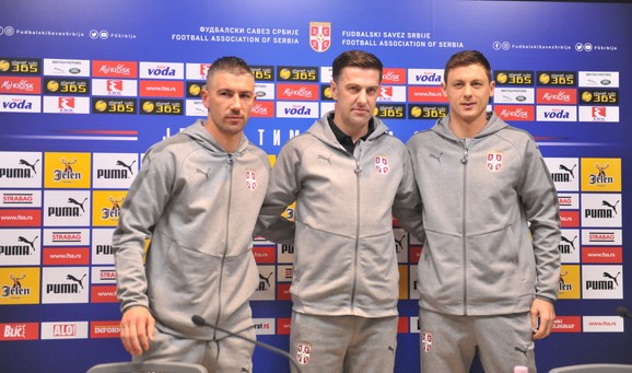 Aleksandar Kolarov, Mladen Krstajić i Nemanja Matić