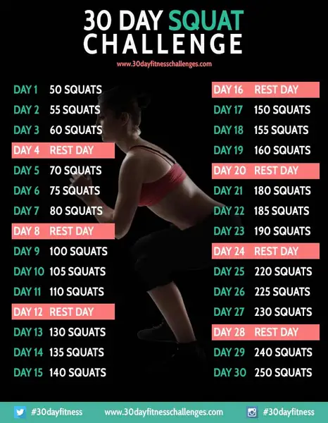 30daysfitnesschallenge/Pinterest