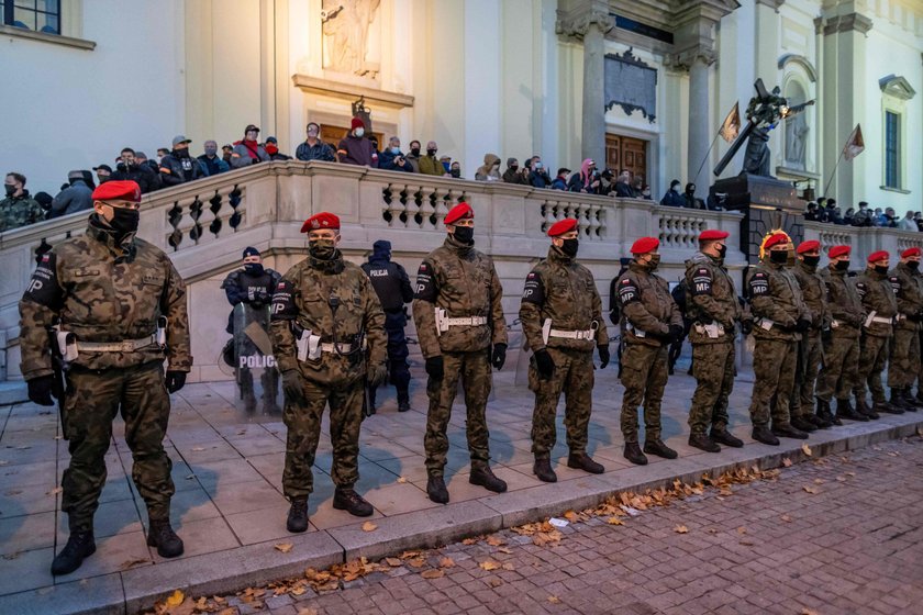 Protest przeciwko orzeczeniu Trybunału Konstytucyjnego