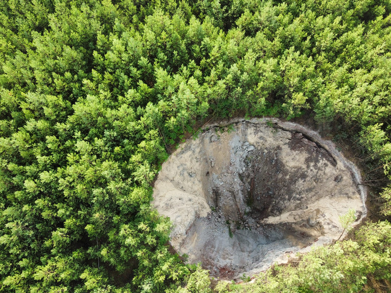 Leśnicy liczą na odszkodowania od kopalni za powstałe zapadliska.
