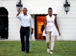 Świeżo, ale ciężko. Kolejna nieudana stylizacja Michelle Obamy