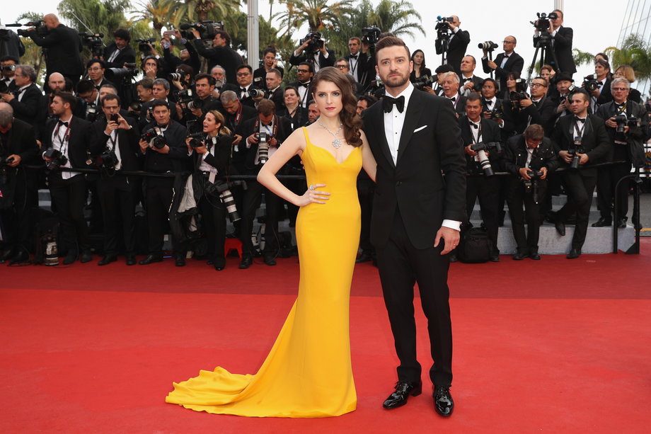 Here's Anna Kendrick and Justin Timberlake at Cannes for the premiere of "Trolls."