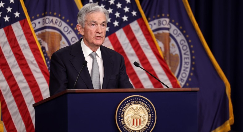 Federal Reserve Board Chairman Jerome PowellKevin Dietsch/Getty Images