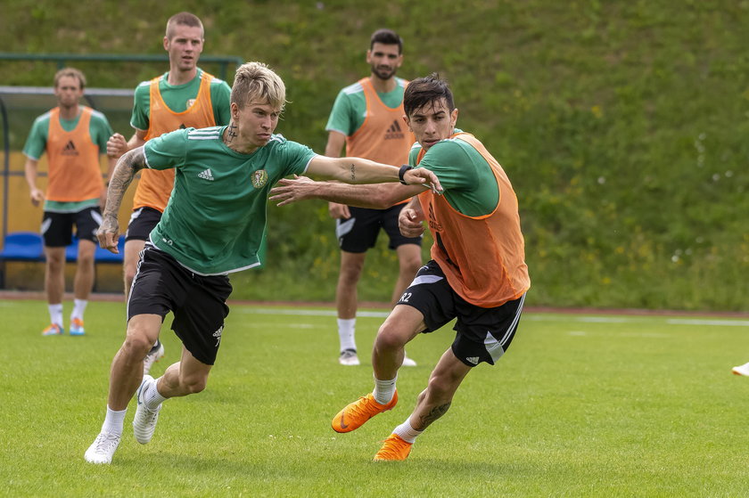 Pilka nozna. Ekstraklasa. Slask Wroclaw. Trening. 05.07.2018