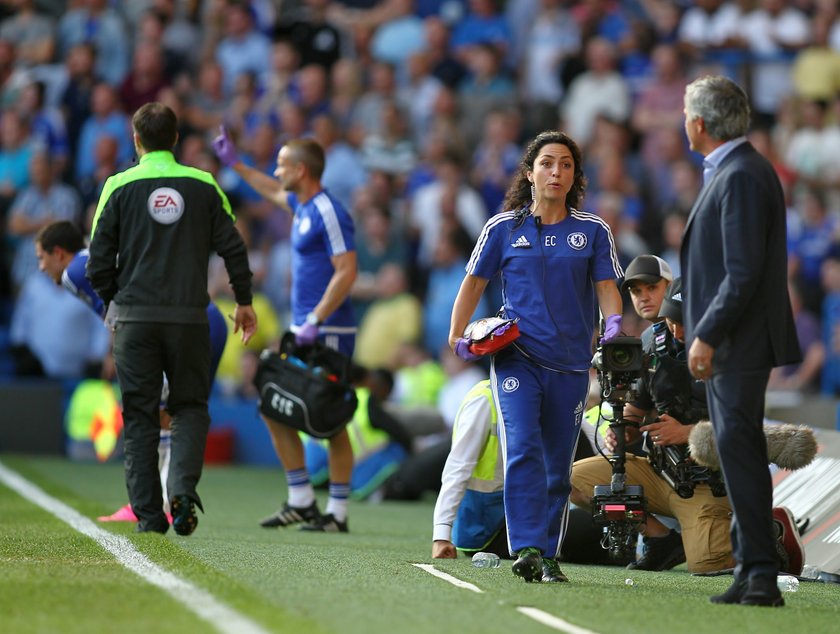 Jose Mourinho odsunął od drużyny piękną lekarkę Evę Carneiro