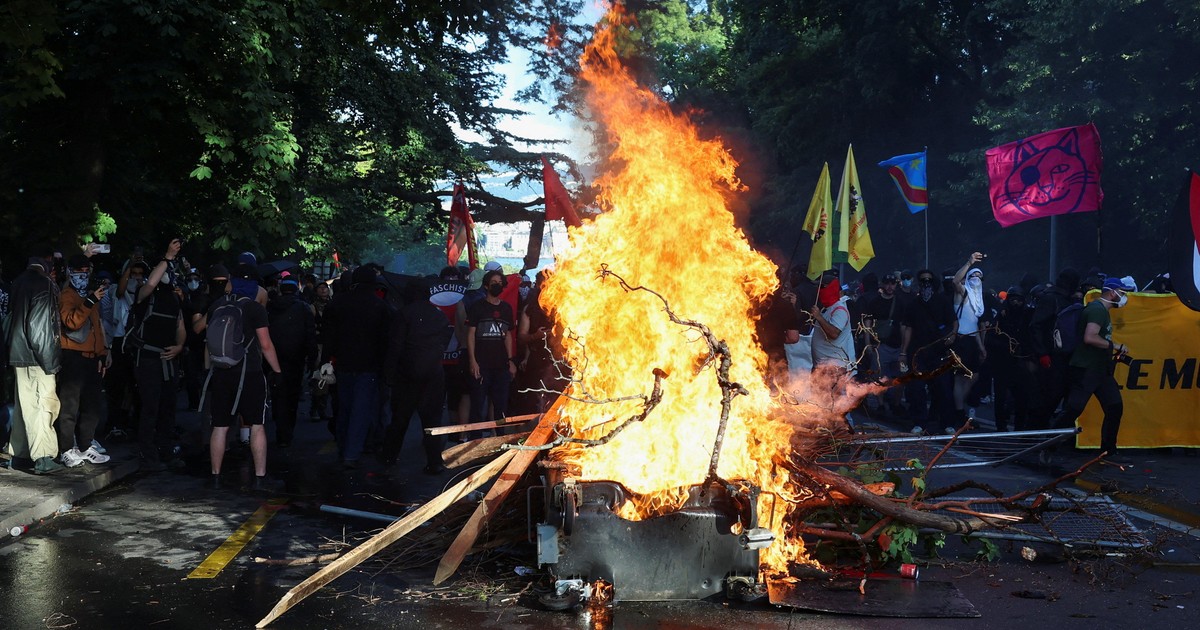 Szwajcaria w ogniu: Protesty przed szczytem G7