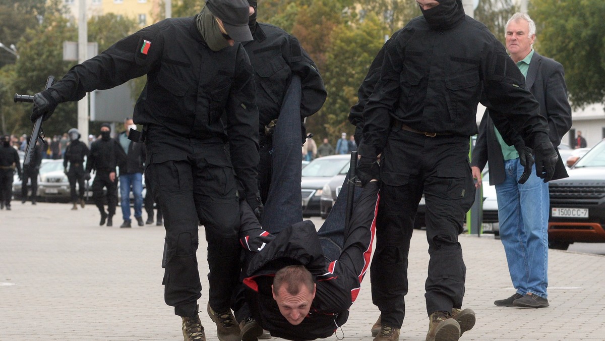 Białoruś. Protesty w Mińsku