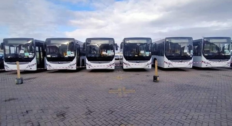 Leaked photo of BRT buses set to be used in Kenya