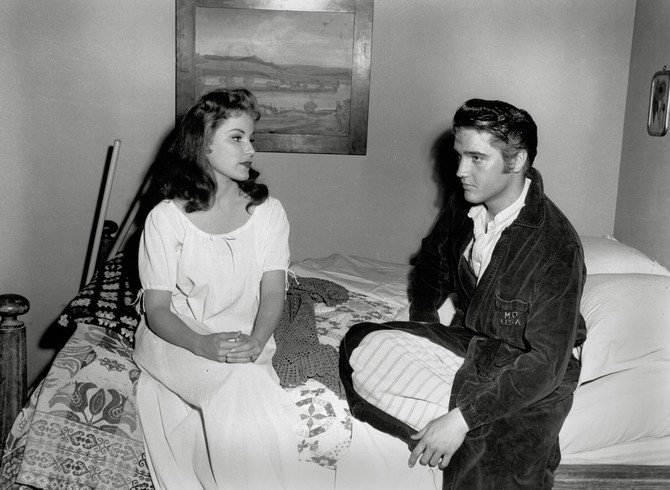 Elvis na snimanju "Love Me Tender"