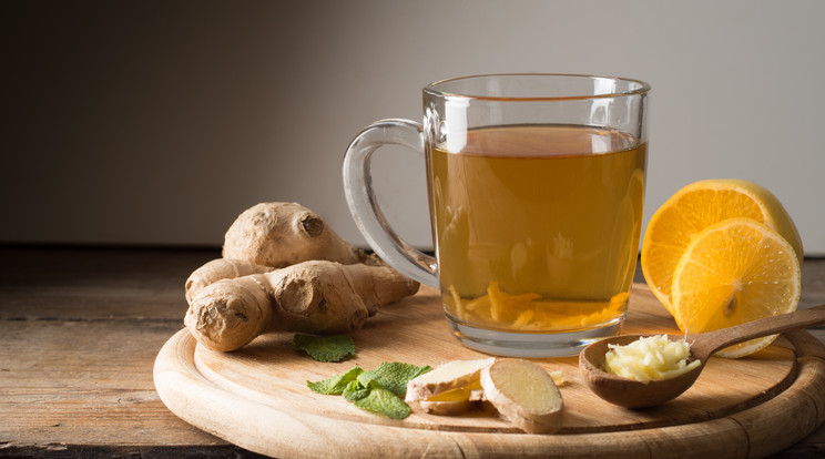 Reszeljük le a gyömbért és úgy készítsünk belőle teát/Fotó: Shutterstock