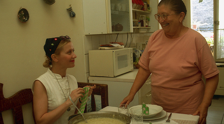 Ma ünnepli 61. születésnapját Eszenyi Enikő és édesanyja 2000-ben/Fotó: RAS