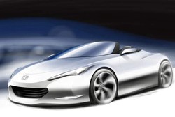 Jedzie nowa Honda bez dachu