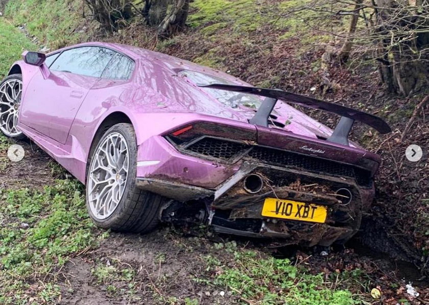 Wielka Brytania: Kierowcy w szoku. W rowie było Lamborghini