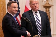 Andrzej Duda i Donald Trump