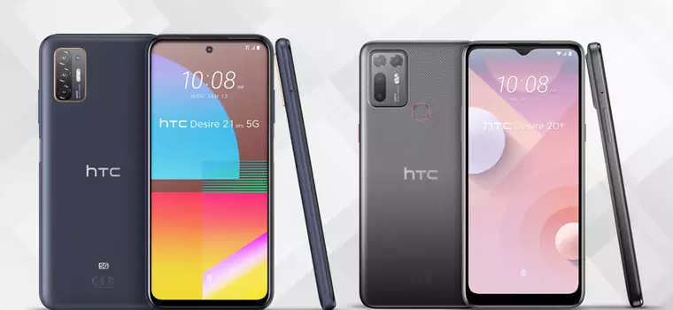 HTC Desire 21 Pro 5G i Desire 20+ już w sprzedaży w Polsce. Znamy ceny