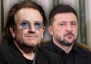Bono Voks i Volodimir Zelenski