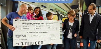 Intercity bije rekord! Milionowy pasażer