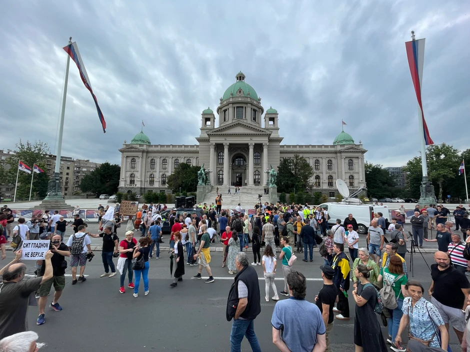 Protest opozcije, Beograd (24.06)