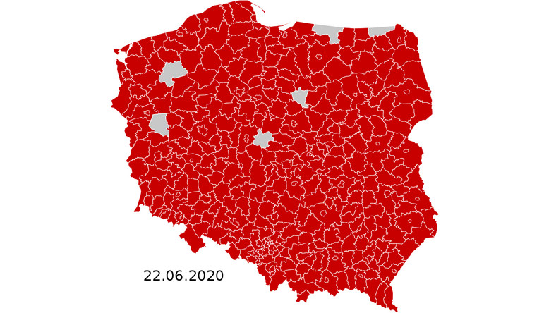 Koronawirus w Polsce. W których powiatach jeszcze nie stwierdzono COVID-19?