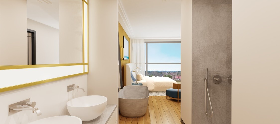 Apartamentowiec Dune - Projekt Maciej Zień oraz Dorota Kuć i Karina Snuszka z pracowni architektonicznej Mood Works.