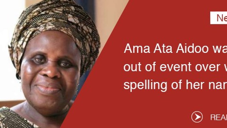 Cegensa Ama Ata Aidoo Walks Out Of Event Over Wrong Spelling Of Her Name Article Pulse Ghana