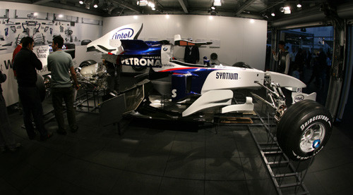 Kubica w Warszawie - BMW Sauber F1 Team Pit Lane Park