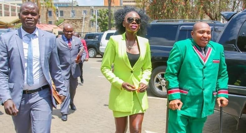 Akothee speaks out after her dress-code caused drama at Parliament buildings
