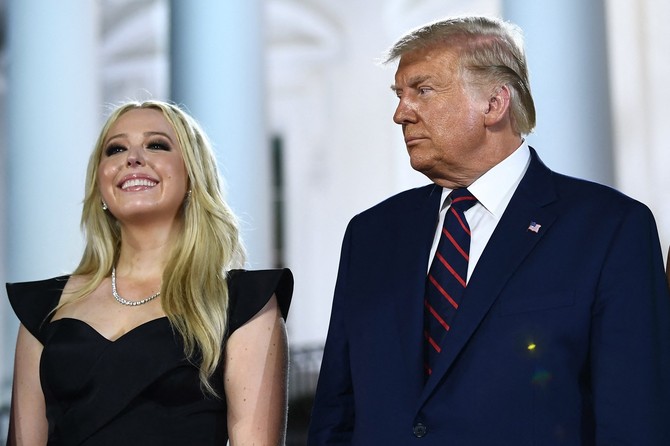 Tifani Tramp i Donald Tramp
