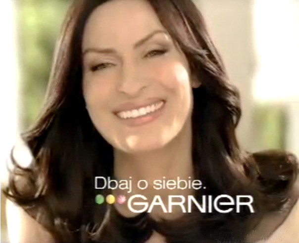 Danuta Stenka w reklamie Garnier