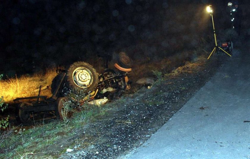 Ciągnik zabił rolnika i ranił drugiego