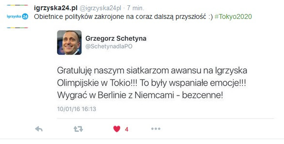 Wpis Grzegorza Schetyny