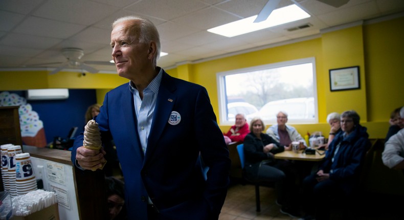 In Biden's campaign style, some hear echoes of Clinton's