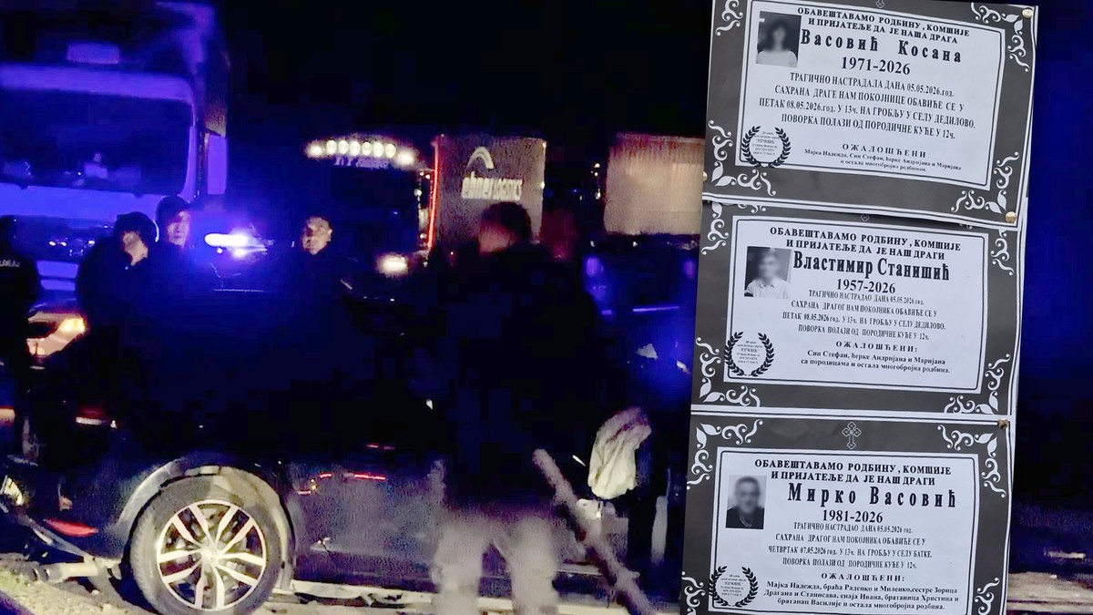 nastradali u saobraćajnoj nesreći koja se dogodila na magistralnom putu Novi Pazar – Raška