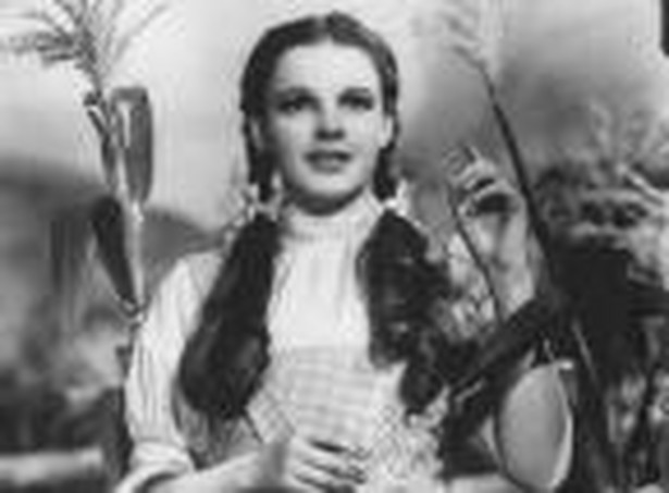 Judy Garland w "Czarnoksiężniku z krainy Oz"