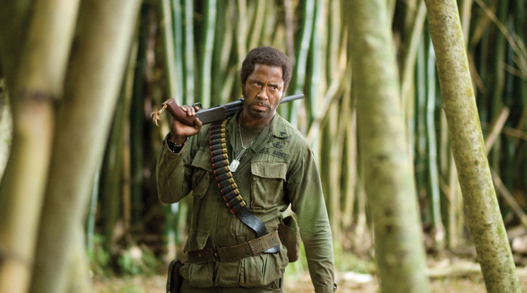 A Trópusi Viharban Robert Downey J.r. karaktere egy afroamerikai katonát játszik /Fotó: Northfoto