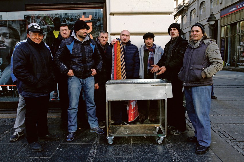 Ulični prodavci iz Knez Mihailove