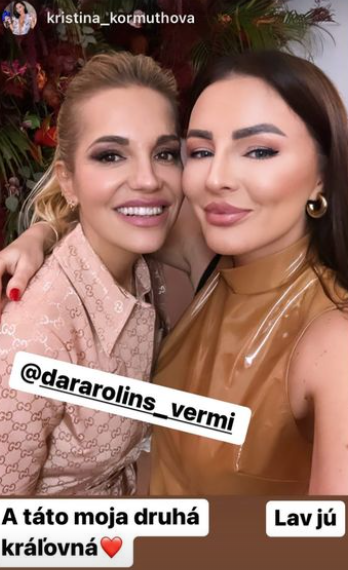 Dara Rolins a Kristína Kormúthová. 