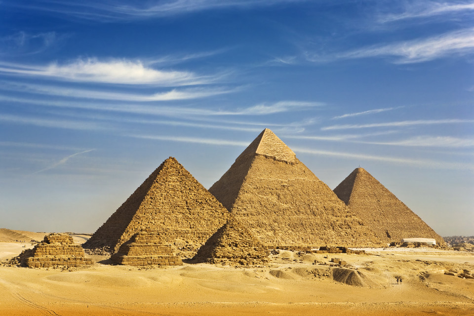 Piramidy - Giza, Egipt