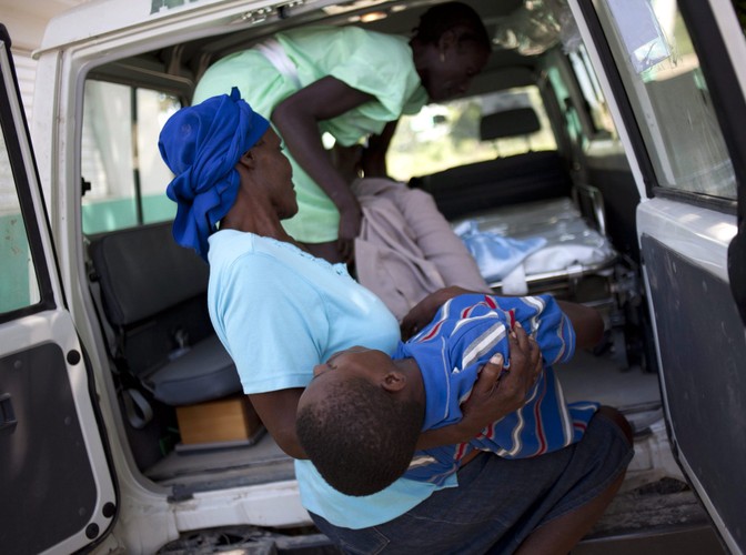 Epidemia cholery na Haiti