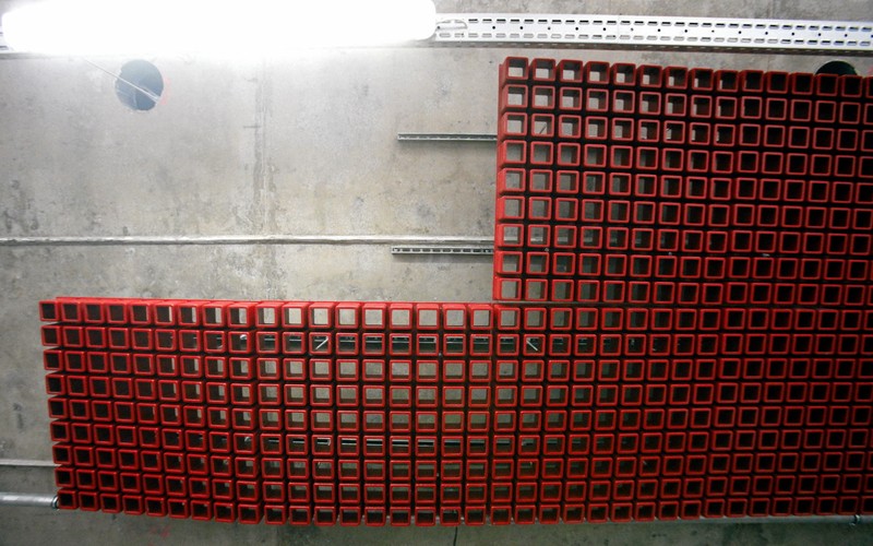 Warszawa. Budowa II linii metra warszawskiego - elewacje na Stacji Stadion