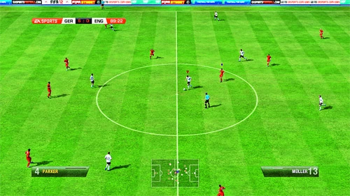 FIFA 12: Kamera działa świetnie. Kąt widzenia oraz oddalenie możemy regulować dowolnie