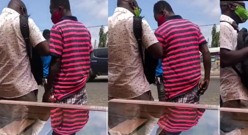 Video shows Circle thief selling ‘key soap’ to unsuspecting man as phone (video)