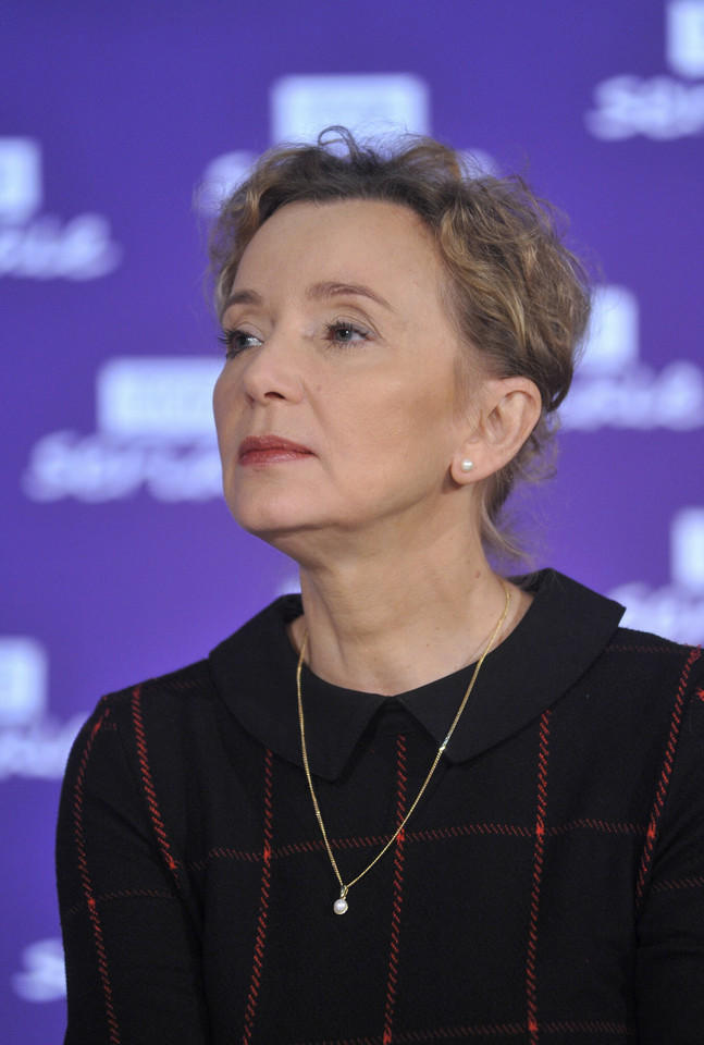 Marta Klubowicz podczas jubileuszu komedii "Och, Karol" (2015)