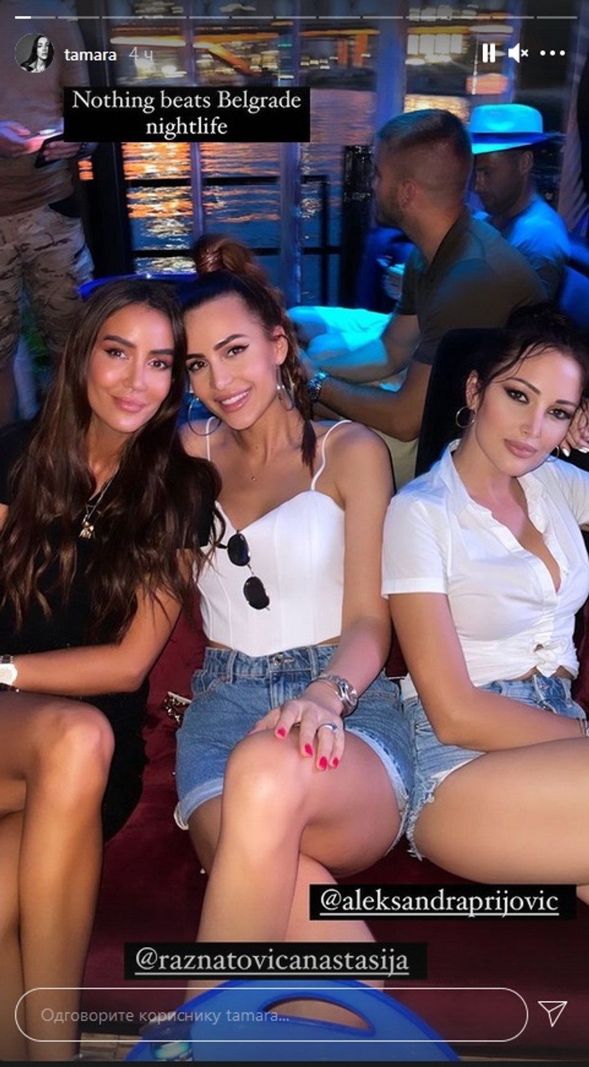 Anastasija Ražnatović, Aleksandra Prijović, Tamara Kalinić