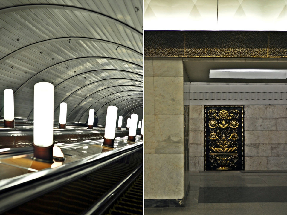 Moskiewskie metro, czyli szary człowiek na pałacach