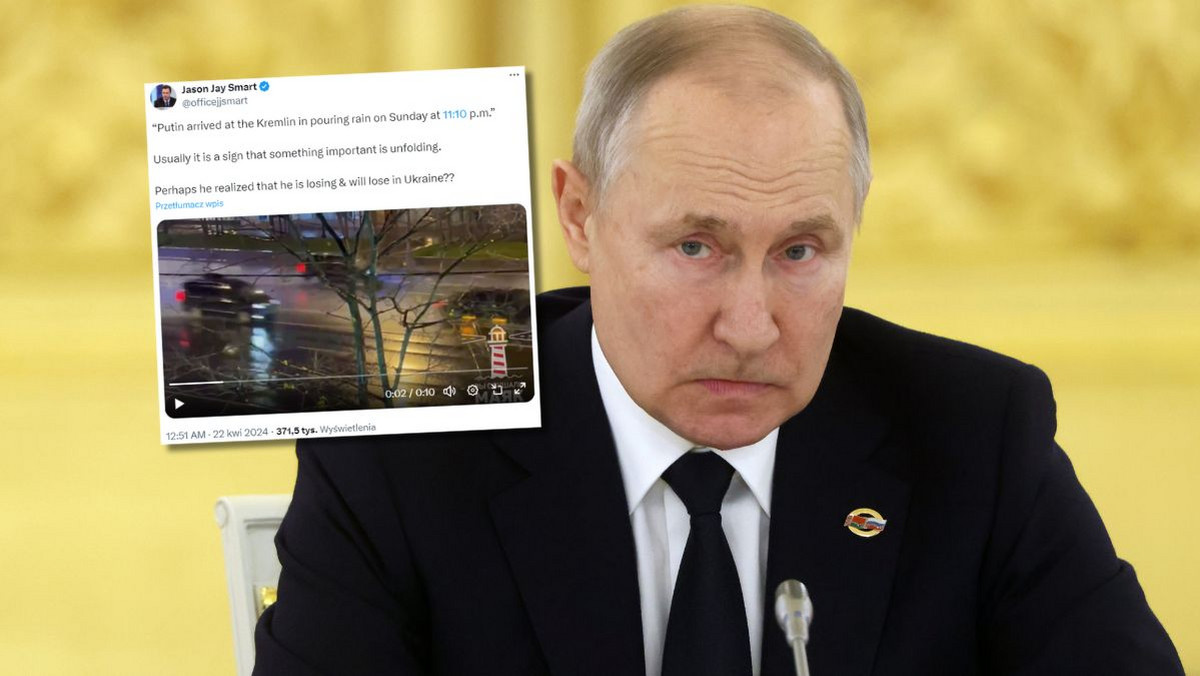 Poruszenie pod Kremlem. Pojawiła się rządowa kawalkada