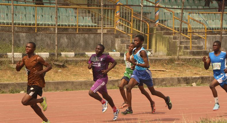 Athletes at the NSSF trials