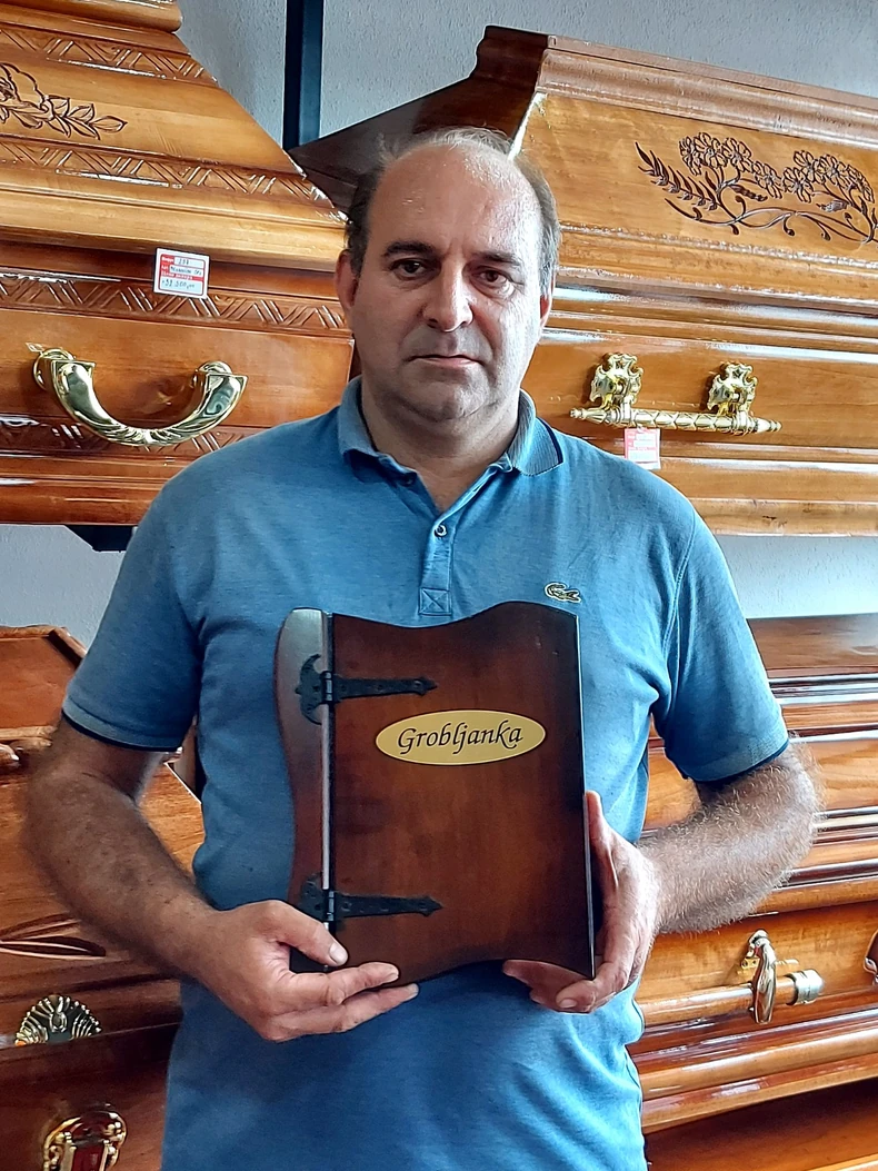 Ivan Stanisavljević iz pogrebnog preduzeca "HAD internacional" koje organizuje 11. "Grobarijadu" u Nišu 