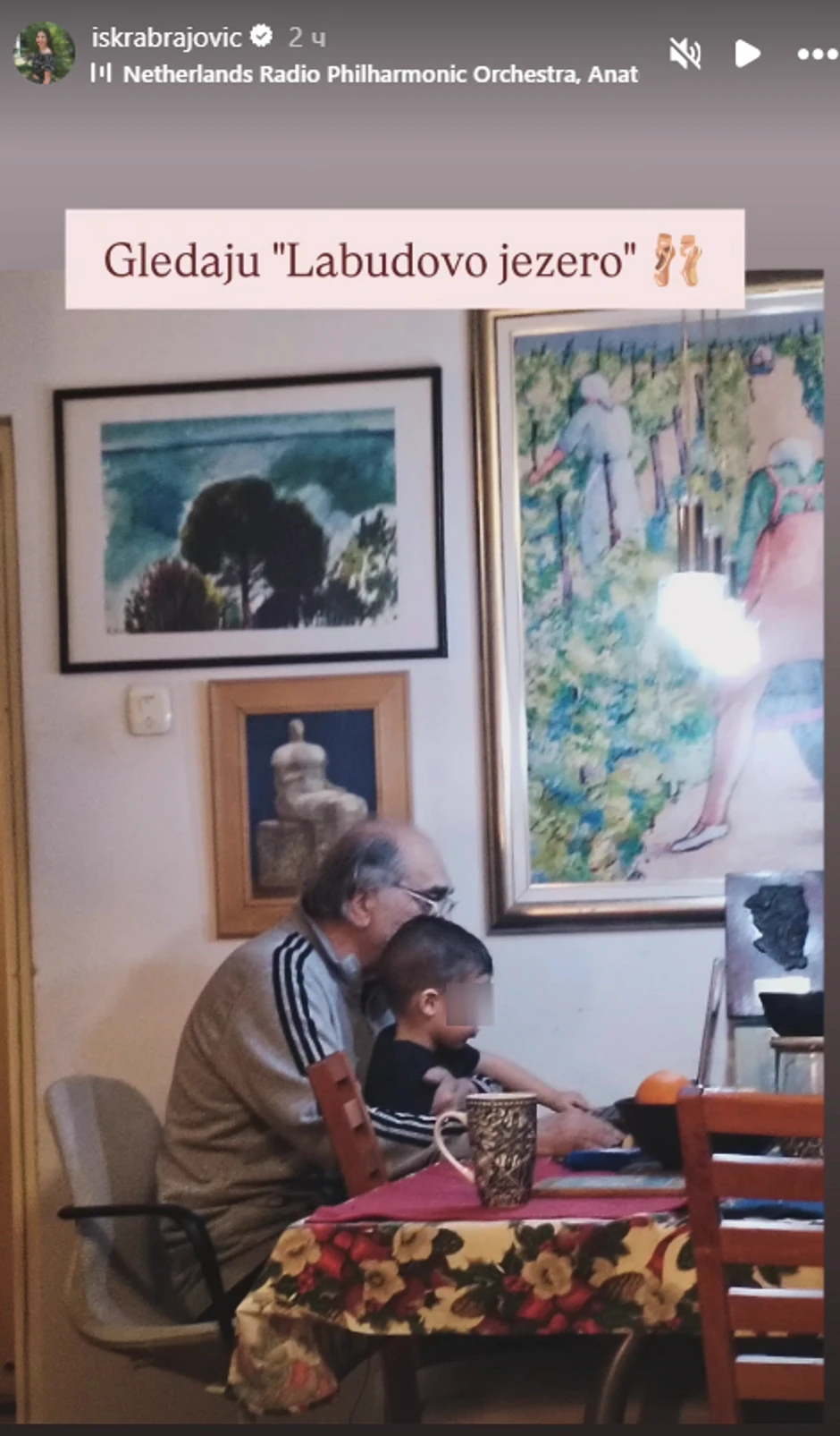 Iskra Brajović podelila sliku iz porodičnog doma